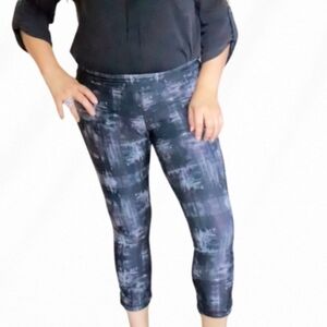 🎊3 FOR $10 ATHLETIC WORKS WOMENS SPORTS CAPRI LEGGINGS SIZE M